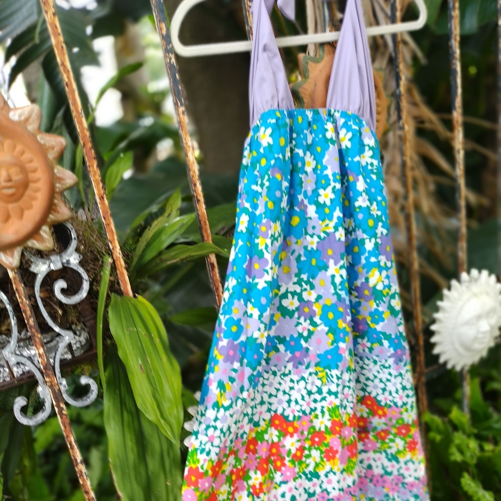 Crazy Daisy Sexy vintage 60s halter S/M